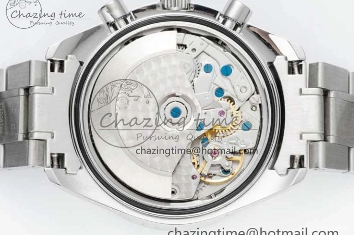 0414 Speedmaster Racing Master SS HKF Best Edition Black Dial on SS Bracelet A Versatile 7810